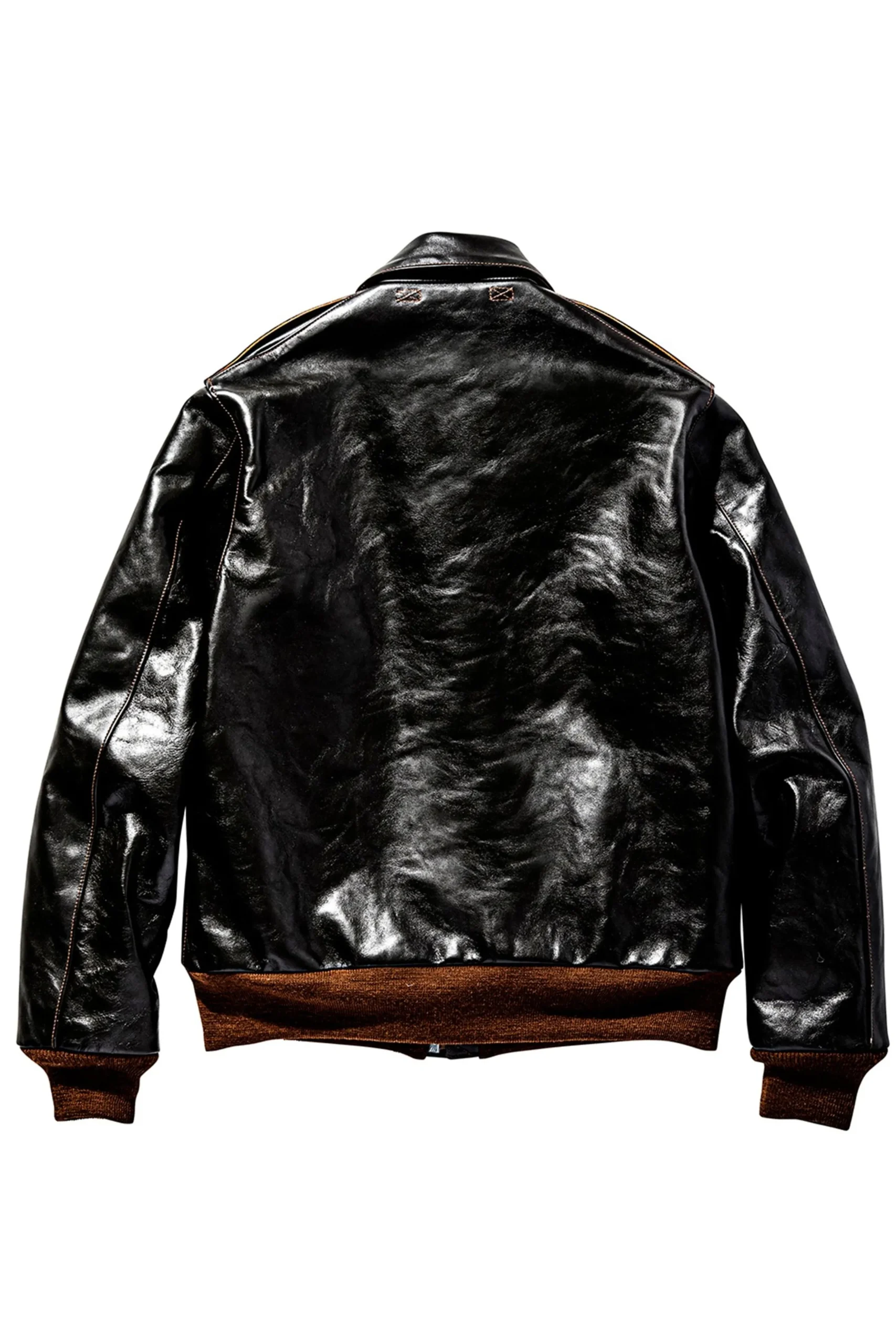 Leather-The Real McCoy's Type A-2 Real Mccoy Mfg. / Red Silk Seal Brown