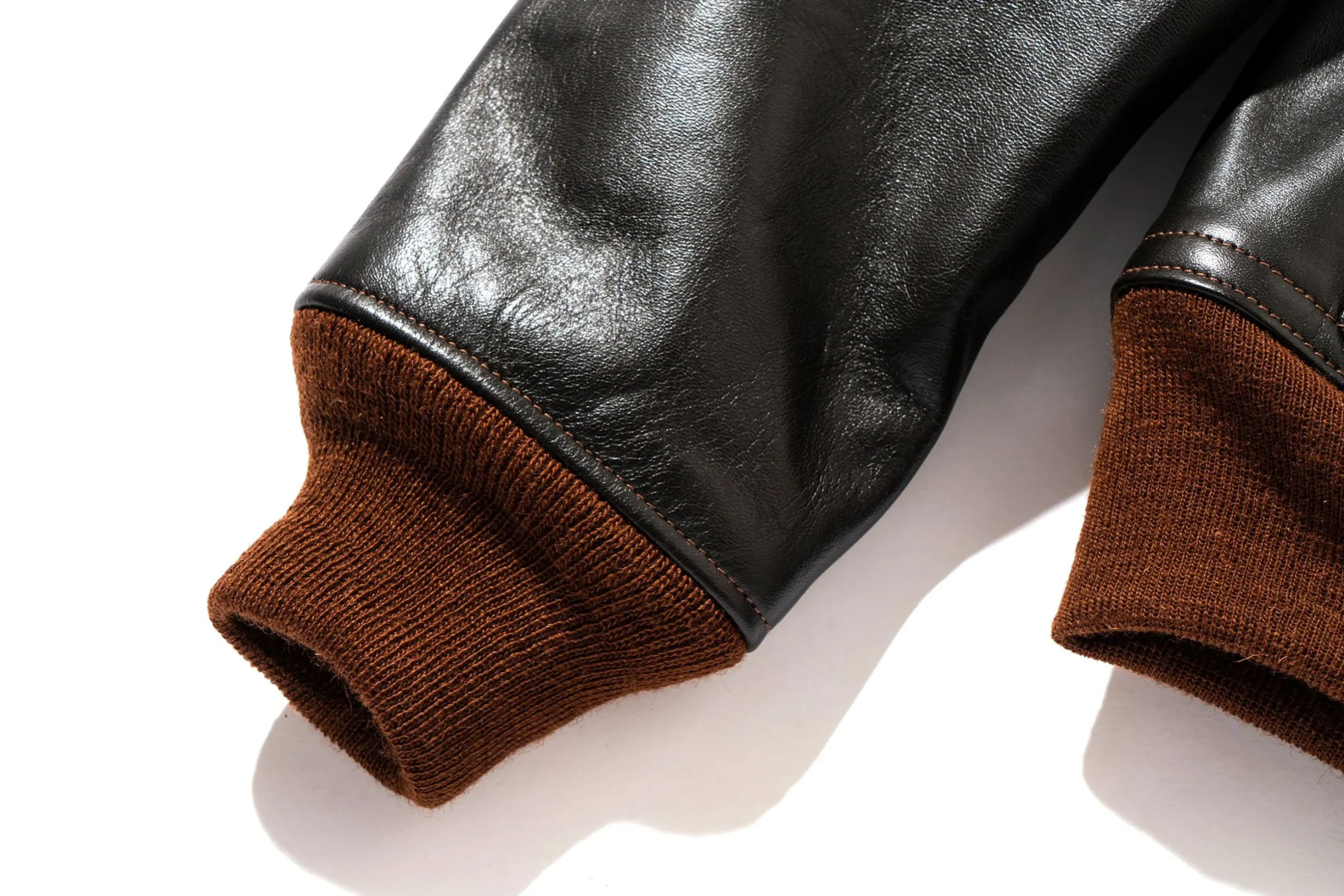 Leather-The Real McCoy's Type A-1 Real Mccoy Mfg. Co. Seal Brown