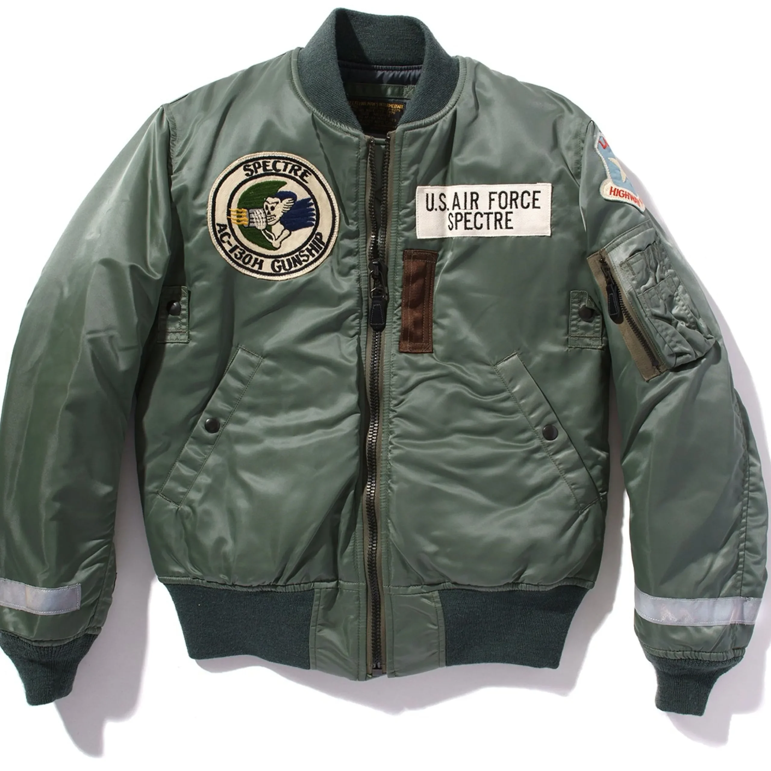 Military-The Real McCoy's Type Ma-1 / Laosian Highway Patrol Olive