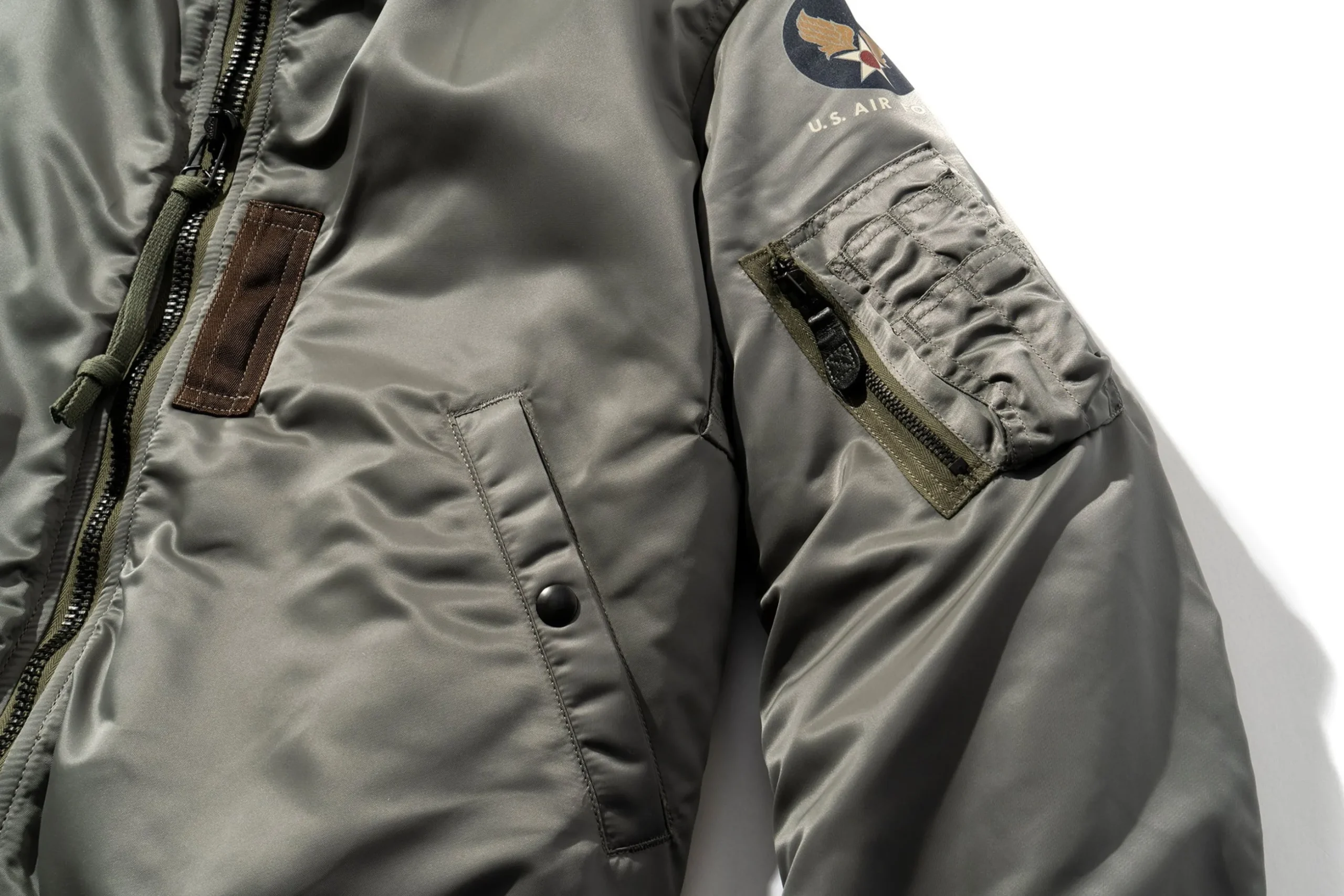 Military-The Real McCoy's Type Ma-1 Lion Uniform Inc. (Decal) Grey