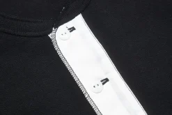 Thermal Shirts-Joe McCoy Union Henley Undershirt L/S Black