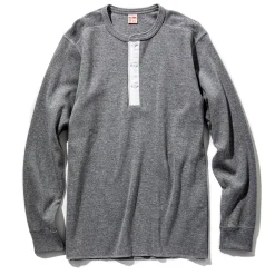 Thermal Shirts-Joe McCoy Union Shirt Long Sleeve Grey