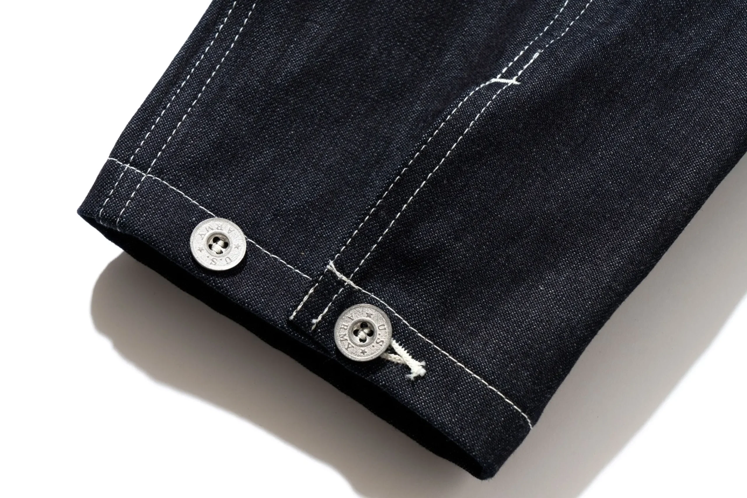 Military-The Real McCoy's U.S. Army Denim Utility Overall Indigo