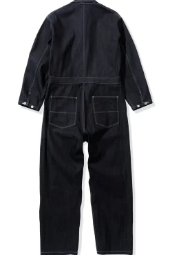 Military-The Real McCoy's U.S. Army Denim Utility Overall Indigo