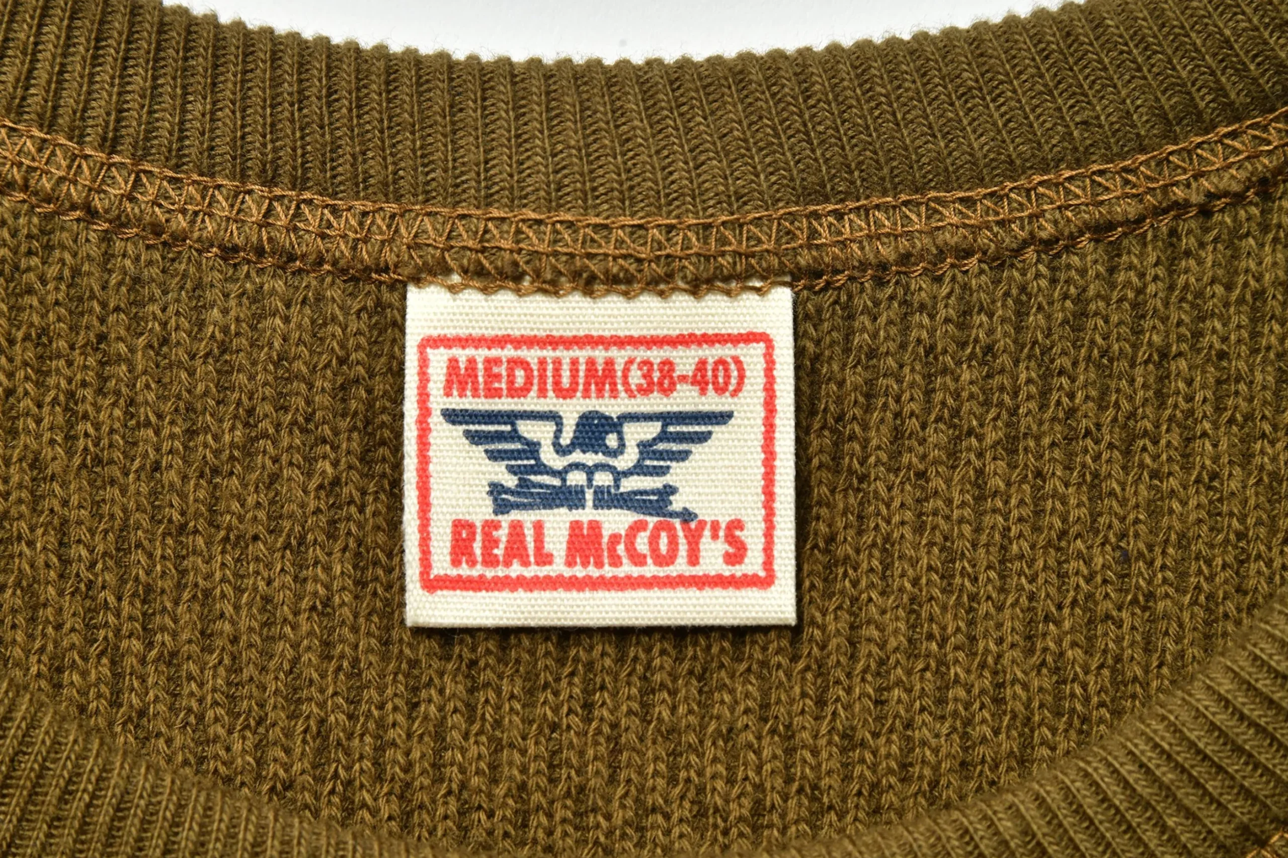 Thermal Shirts-The Real McCoy's U.S. Army Military Thermal Shirt 150 Olive