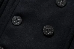 Military-The Real McCoy's U.S. Pea Coat (Wwii) Navy