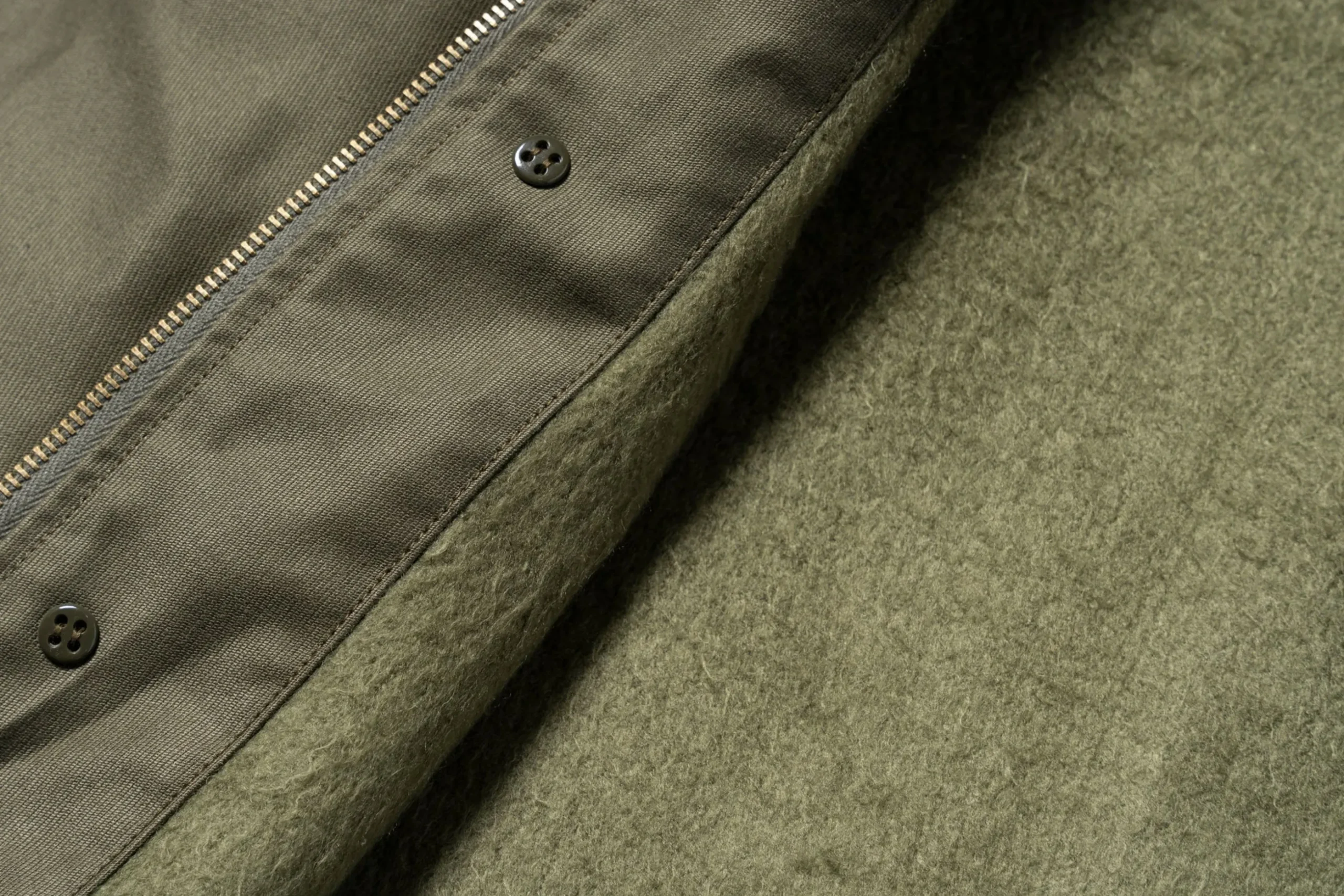 Military-The Real McCoy's U.S.N. A-2 Deck Jacket Real Mccoy Mfg. Olive