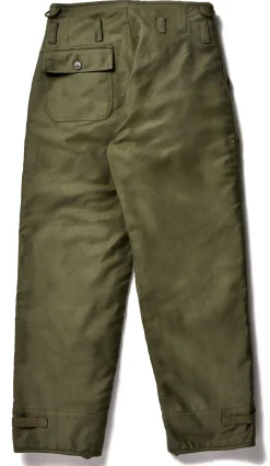 Pants-The Real McCoy's U.S.N. A-2 Deck Trousers Olive