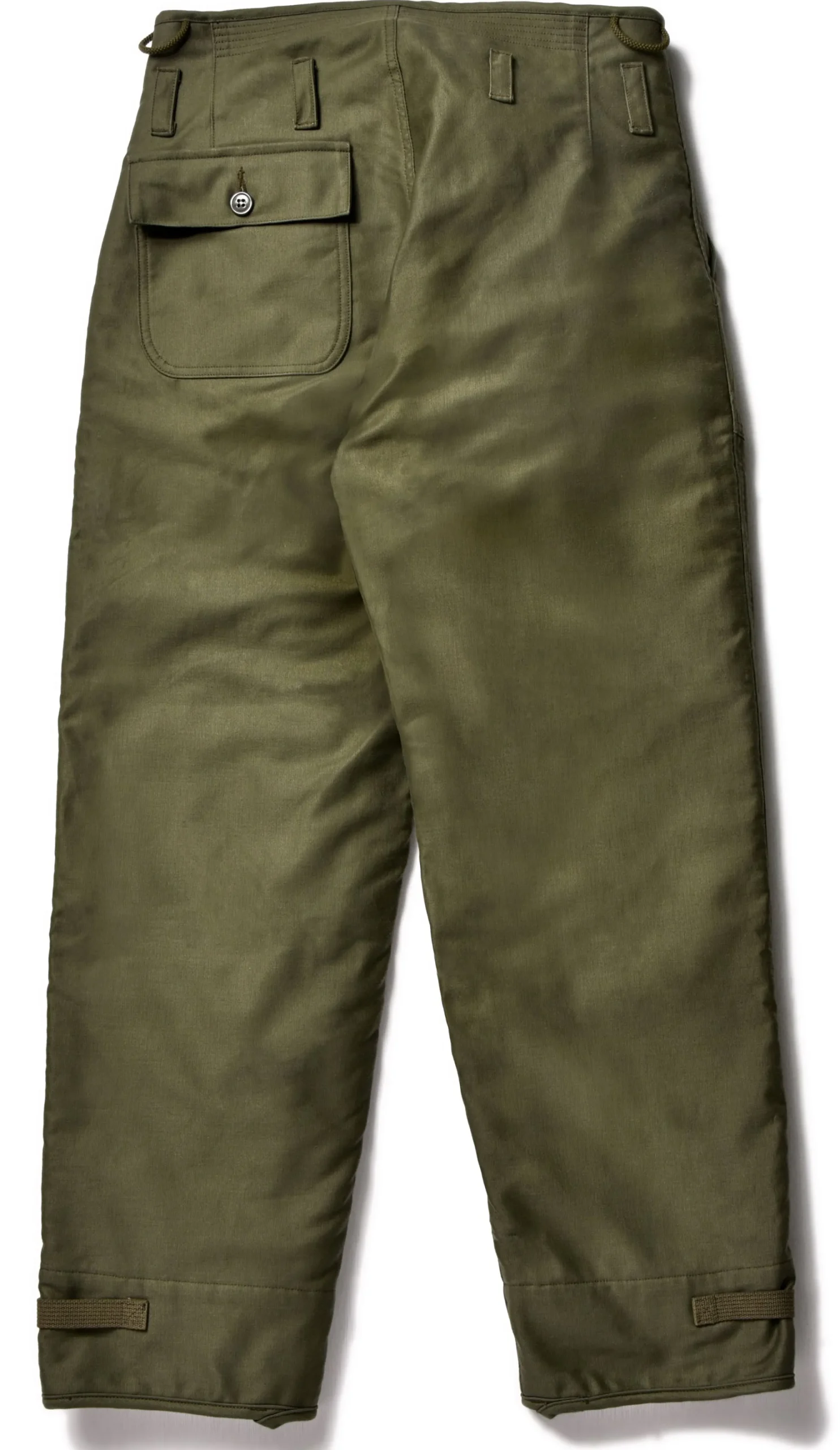 Pants-The Real McCoy's U.S.N. A-2 Deck Trousers Olive