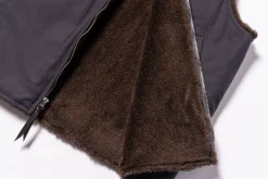 Military-The Real McCoy's Usn Alpaca Vest Navy