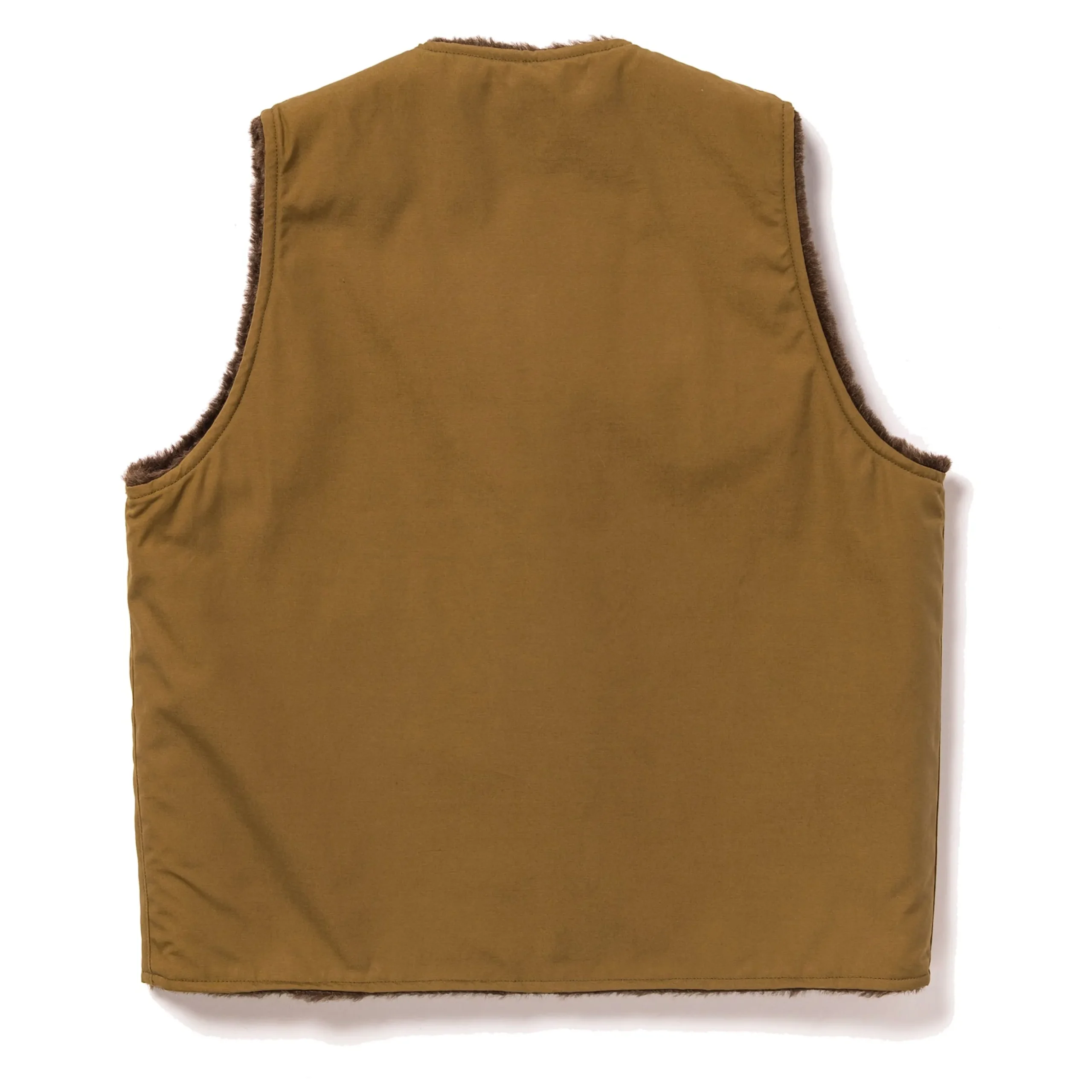Vests-The Real McCoy's Usn Alpaca Vest Khaki