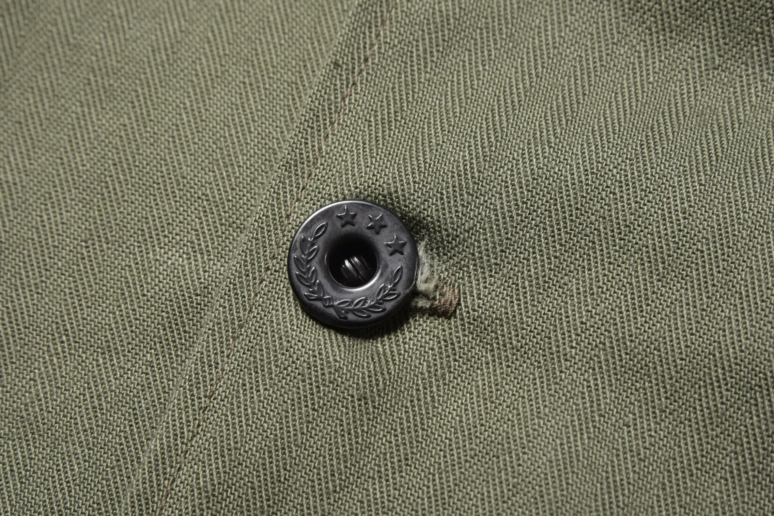 Military-The Real McCoy's U.S.N. Jackets Herringbone Twill 150 Olive