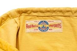 Pants-The Real McCoy's Usn Salvage Trousers (Over-Dyed) Yellow