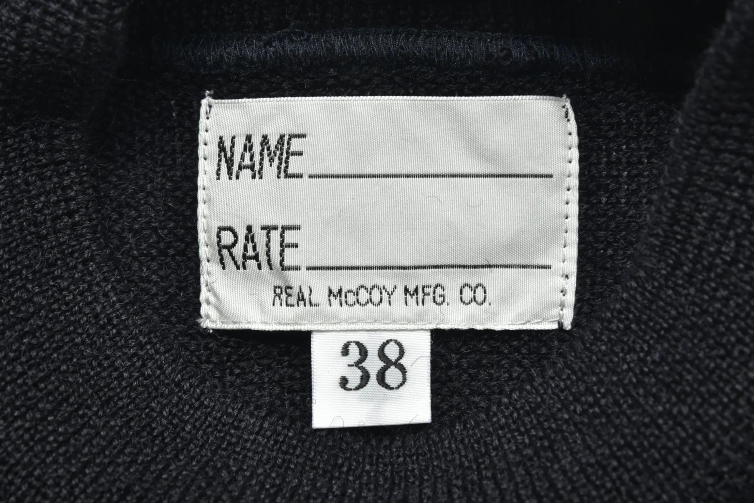 Knitwear-The Real McCoy's Usn Wool Jersey 140 Navy