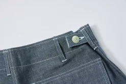 Pants-Joe McCoy Utility Trousers / Chambray 123 Light Blue