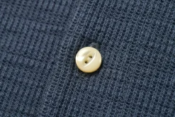 Thermal Shirts-Joe McCoy Western Cardigan Stitch Henley Shirt 125 Cobalt