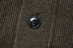 Knitwear-Joe McCoy Wool Cashmere Cardigan Olive