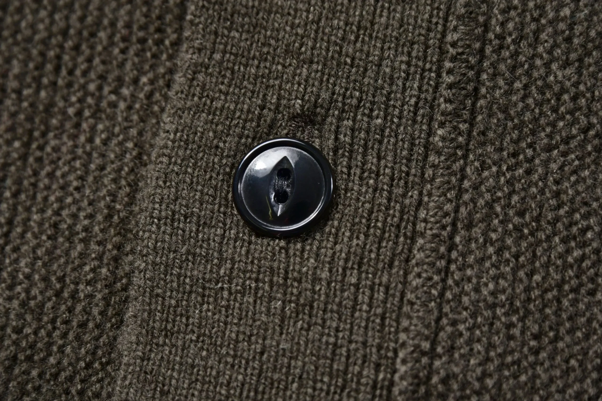 Knitwear-Joe McCoy Wool Cashmere Cardigan Olive