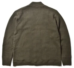 Knitwear-Joe McCoy Wool Cashmere Cardigan Olive