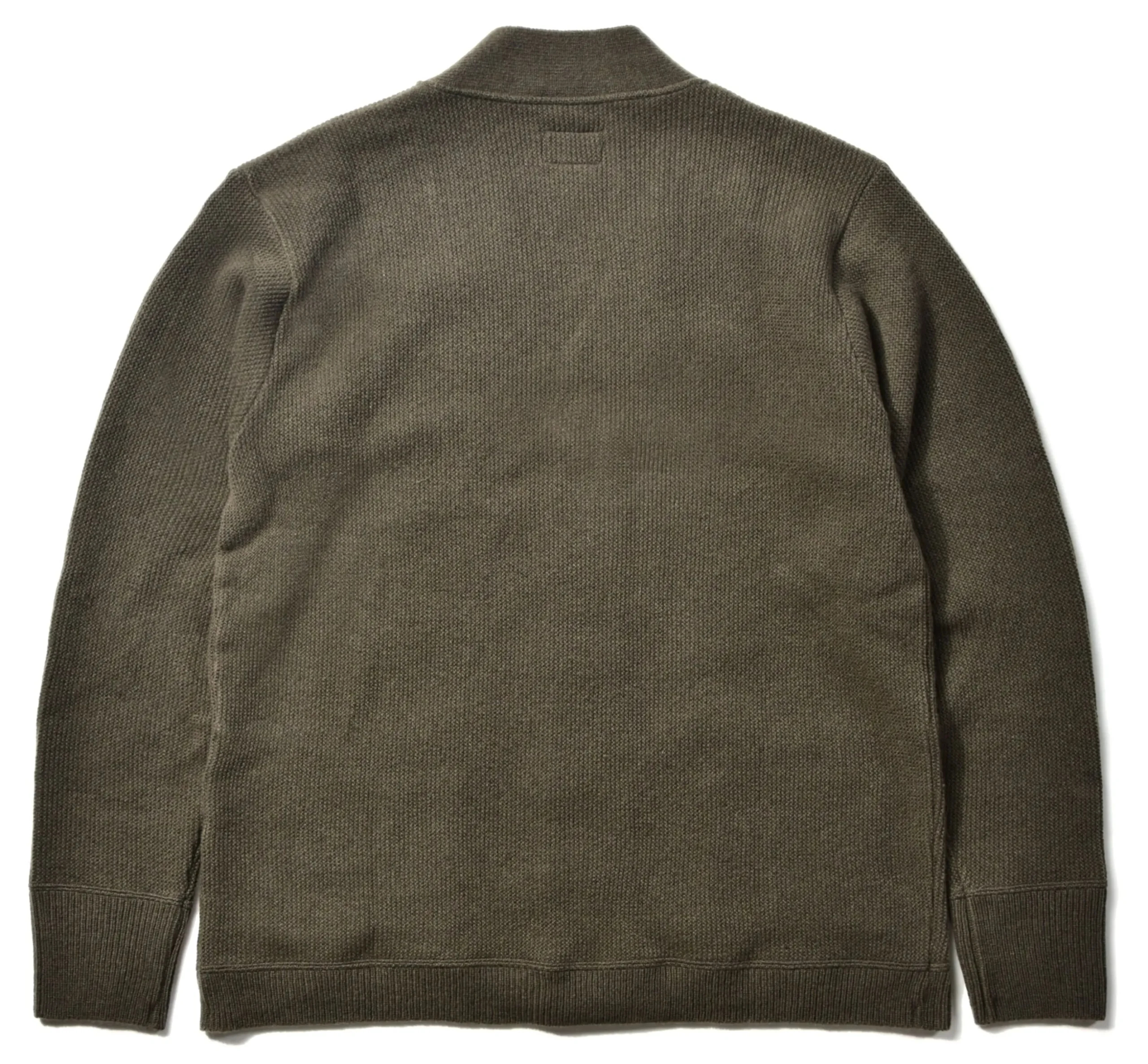 Knitwear-Joe McCoy Wool Cashmere Cardigan Olive