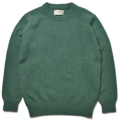 Knitwear-Joe McCoy Wool Crew Neck Sweater K.Green