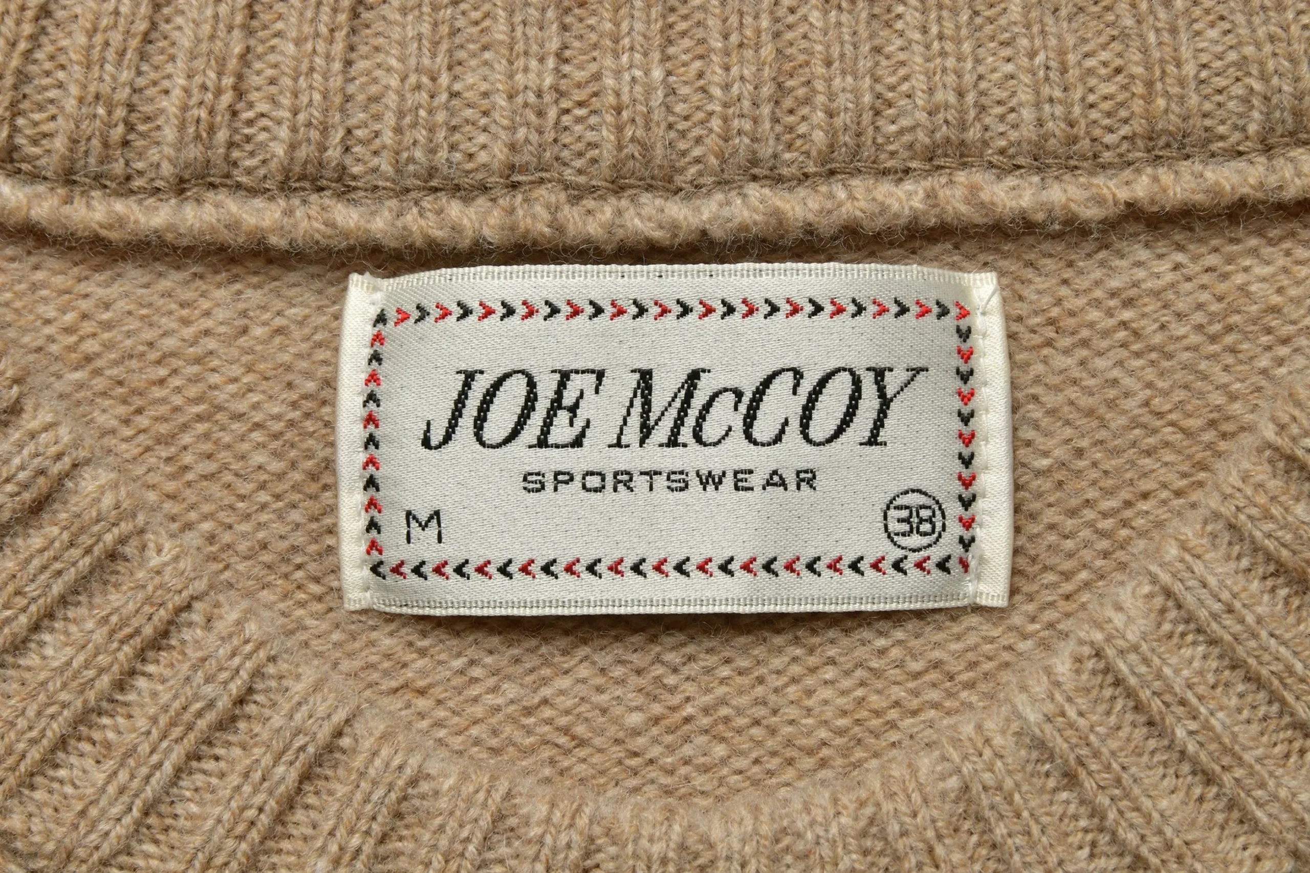 Knitwear-Joe McCoy Wool Crewneck Sweater 041 Beige