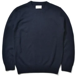 Knitwear-Joe McCoy Wool Crewneck Sweater 140 Navy