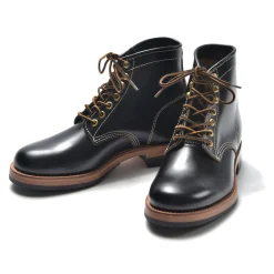 Footwear-Joe McCoy Work Boots 'Bear Head' 030 Black