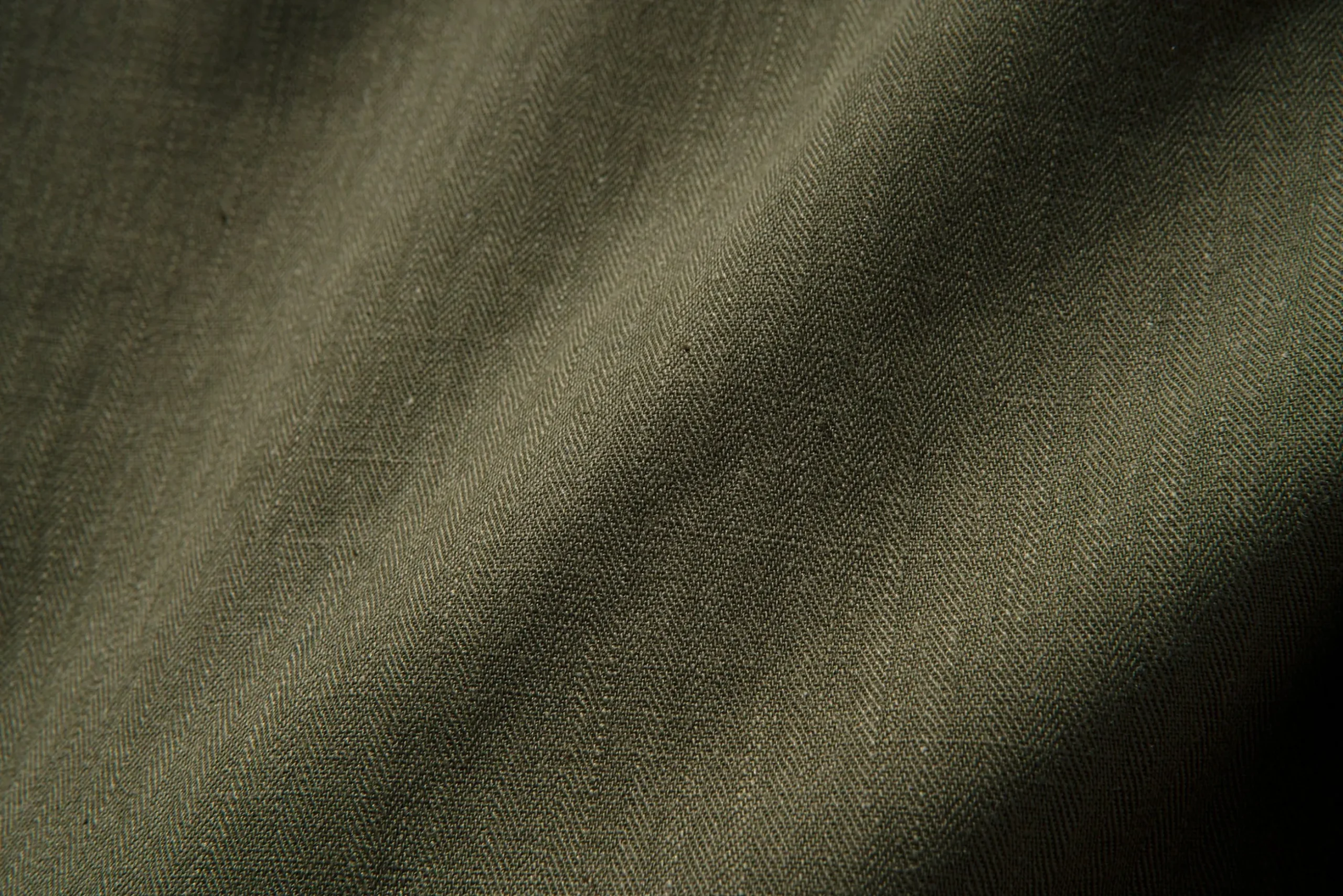 Shirts-The Real McCoy's Ww2 Hbt Pajama Shirt Olive